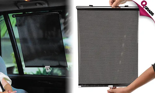 Roll-up Sunshield for Cars!